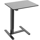 VIVO Electric 28&quot; Mobile Height Adjustable Overbed Table with Hidden Casters