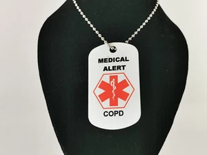 Medical Alert Necklace for COPD - Picture 1 of 1
