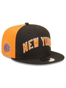 New York Knicks Mütze schwarz orange City Edition New Era 9Fifty Snapback Einheitsgröße - Bild 1 von 4
