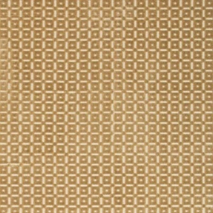 Brunschwig & Fils Geometric Square Cut Velvet Fabric SAVANNE VELVET SAND 1.10 yd - Picture 1 of 1