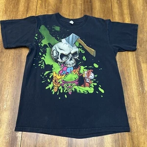 VTG Insane Clown Posse ICP Rap T Shirt Mens Size Medium Skull Axe 2008 - Picture 1 of 24