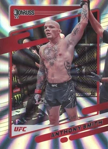Panini 2022 UFC DONRUSS ANTHONY SMITH #73 4/99 HOLO LASER PARALLELE KARTE - Bild 1 von 2