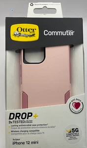 OtterBox COMMUTER Case for Apple iPhone 12 Mini - Ballet Way Pink 77-65358 - Picture 1 of 2