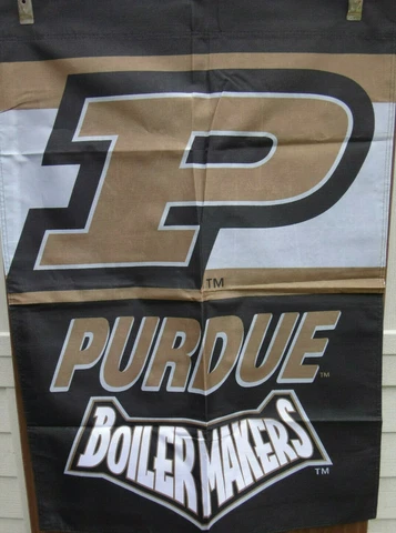 Purdue Boilermaker DOUBLE SIDED 28  x 40 BANNER ! FREE SHIPPING ! VINTAGE DESIGN Cover