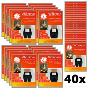 40x Wärmepflaster 12h Wärmekissen 9,5x13 cm Rücken Schulter Nacken Pflaster - Bild 1 von 6
