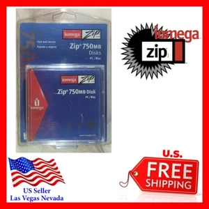 Iomega Zip Disk 750MB Cartridge 3-Pack - Original Authentic OEM Brand - Factory - Photo 1/6