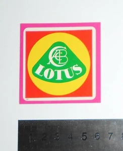 ADESIVO STICKER VINTAGE AUTOCOLLANT AUFKLEBER AUTO MOTO TUNING LOTUS - Imagen 1 de 1