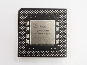 Intel Pentium w/ MMX Tech FV80503233 SL27S 2.8V 233MHz Microprocessor - Picture 1 of 3