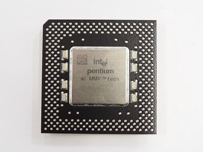 Intel Pentium w/ MMX Tech FV80503233 SL27S 2.8V 233MHz Microprocessor - Image 1 of 3