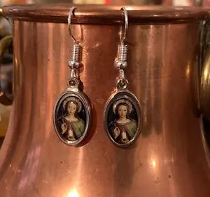 Boucles d'oreilles en résine Sainte Marie Madeleine - Imagen 1 de 2