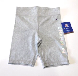 Champion Little Girl's Heather Gray Multi Size S-7/8 Cotton Spandex Logo New - Picture 1 of 3