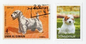 SEALYHAM TERRIER COLLECTION VINTAGE DOG POSTAGE STAMPS VARIOUS COUNTRIES - Picture 1 of 1