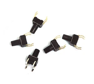 100pc 6mm DIP Tact Switch SKHHANA010 6x6x9.5mm F=100g Life=1000000 Alps Japan - Picture 1 of 5