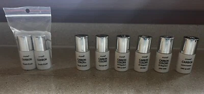 Jolifin Carbon SET  -10tlg: 2 Dual-Coat Klar + 6 Carbon Gels, Schablonen, Tipbox - Bild 1 von 4