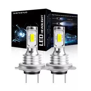 2x Kit de faros LED súper brillantes H7 bombillas de haz alto bajo 3300000LM 6500K blanco - Imagen 1 de 11