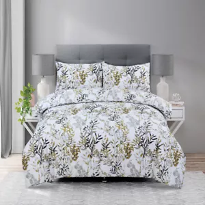 DALIA OCHRE Duvet/Quilt Cover Set Single Queen King Size Bed with pillow case - Picture 1 of 3