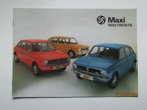 MAXI 1500, 1750 &HL BROCHURE NO 3197/D - Bild 1 von 2