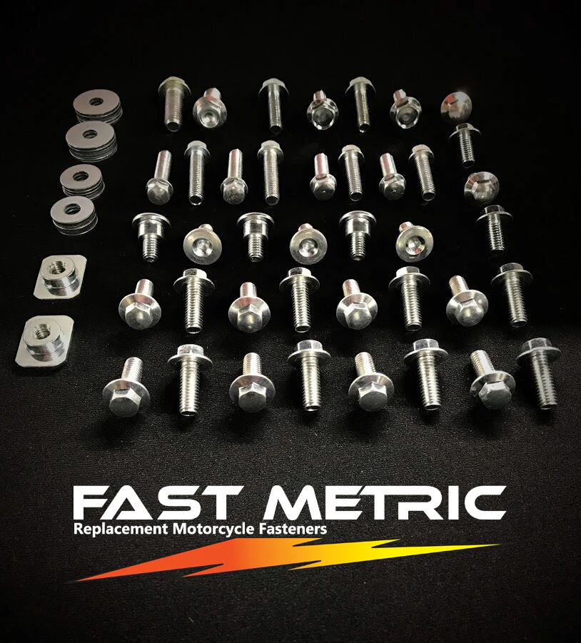62pc BOLT KIT FOR PLASTICS YAMAHA YZ85 YZ125 YZ250 YZ250F YZ450F - Image 1 of 2