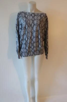 Suéter para mujer Minnie Rose marrón, estampado azul XL Foto 1 de 4