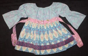 Camicia top camicetta contadina colorata bambina MATILDA JANE taglia 4 - Foto 1 di 1