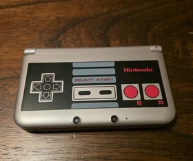 Nintendo 3DS XL Retro Silver Edition No Stylus Or Charger! Works!!