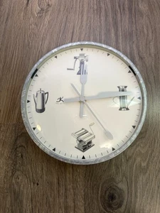 Reloj de Pared Infinity Instruments - Tema Cocina 8" Diseño Culinario Retro - 2002 - Imagen 1 de 8