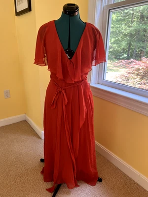 Vestido envolvente sintético Asos - Maxi talla 6 Foto 1 de 3