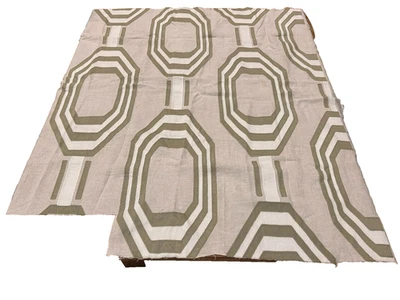 Larsen Fabrics Mitford Linen L9046-02 Fabric Remnant 48.25"W x 44.5-50"L - Image 1 of 4