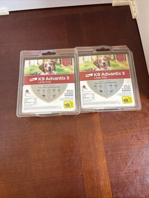 K9 Advantix II Flea and Tick Prevention for Large Dogs 21-55 lbs 2 Doses #0716 - Image 1 of 4