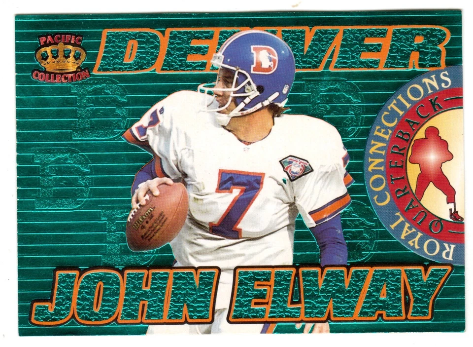 1997 PACIFIC DYNAGON #6A JOHN ELWAY ROYAL CONNECTIONS - Image 1 of 1