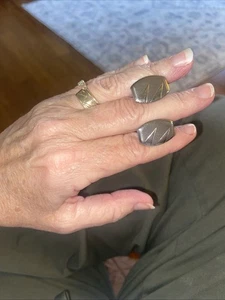 Vintage Manschettenknöpfe silberfarben - elegantes Schnörkeldesign - klassische Herren Accessoires " - Bild 1 von 5