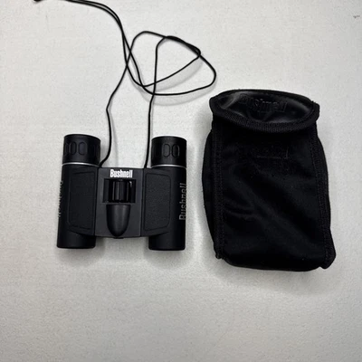 BUSHNELL 8 x 21 Compact Binoculars 378 ft at 1000 Yards M, Blk, W/case - Image 1 of 4