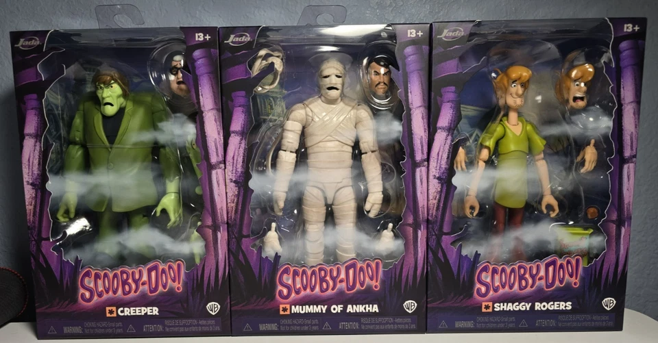 Jada Toys 6" Figura de Acción Scooby Doo Lote Momia Creeper y Peludo en Mano Foto 1 de 1