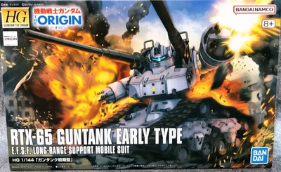 HG 002 1/144 Mobile Gundam RTX-05 Guntank Early Type Bandai Model Kit High Grade - Immagine 1 di 3