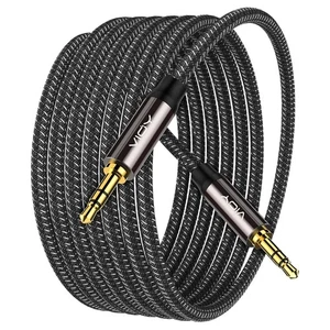 VIOY Aux Cable (20 ft), [Copper Shell, Hi-Fi Sound] 3.5 mm Male to 20FT  - Picture 1 of 8