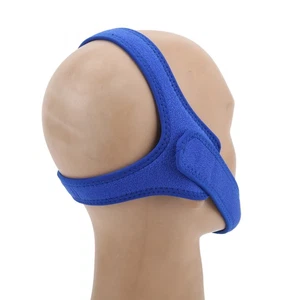 (Blue) Anti Snoring Chin Strap For Users Mouth Breathereep Aid SC - Picture 1 of 12