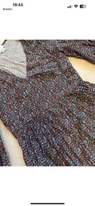 Ghost London Arley Floral Midi Dress Blue Multi Ditsy Size XL UVP 139£ - Bild 1 von 8