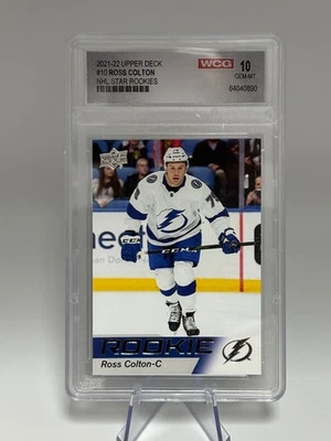2021-22 Upper Deck Ross -Colton Star Rookies WCG 10 Gem-mint Tampa Bay Lightning - Image 1 of 2