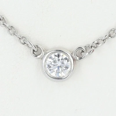 Tiffany & Co. By the Yard Diamond Pendant Platinum Pt950 Necklace 38cm 15'' - Image 1 of 4