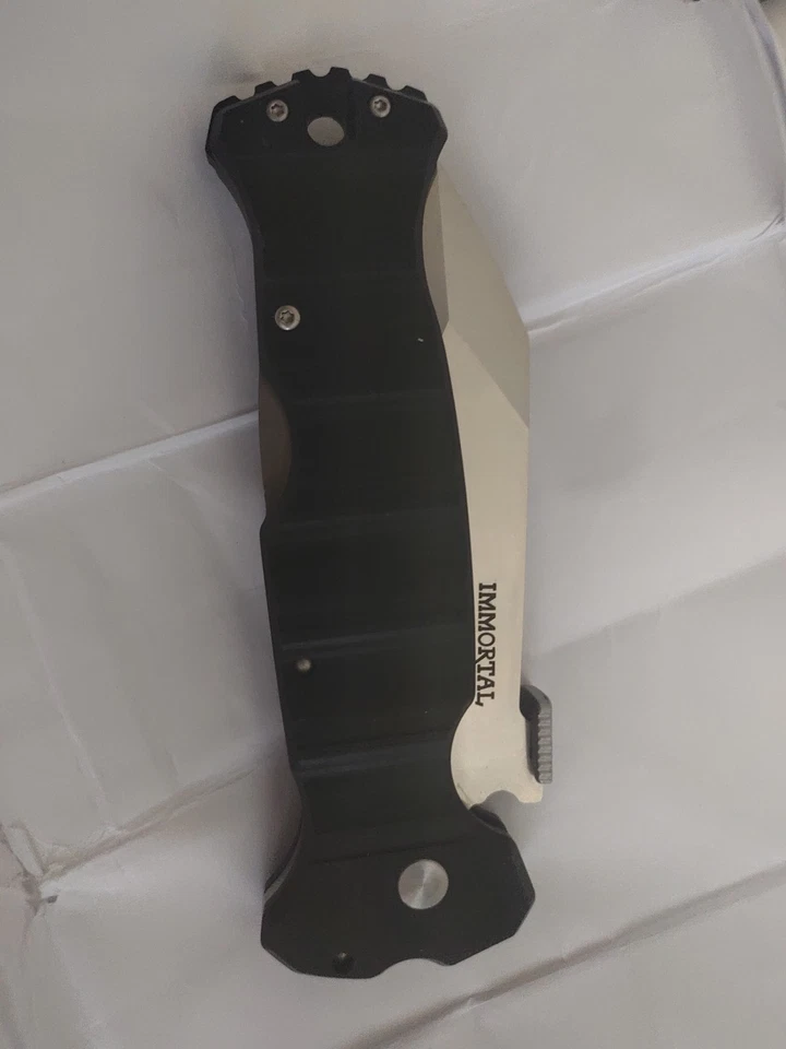 Mango Cold Steel Immortal negro CTS Xhp acero aleación G-10 Foto 1 de 4