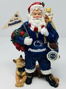Danbury Mint Penn State Nittany Lions 9” Santa Claus Christmas Figurine - Picture 1 of 13