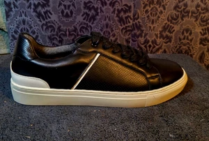 Steve Madden - Herren Schwarz P-Cooper Freizeit Court Sneaker Gr. 10 - Bild 1 von 4