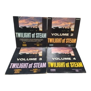 Twilight Of Steam Vinyl LPs Lot Volume 1 - 4 , Steam Engine Sounds 1966 - Picture 1 of 14