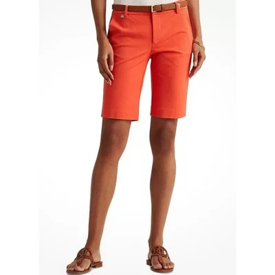 Lauren Ralph Lauren RLX Active Women's Orange Bermuda Shorts Size 10 - Image 1 of 4