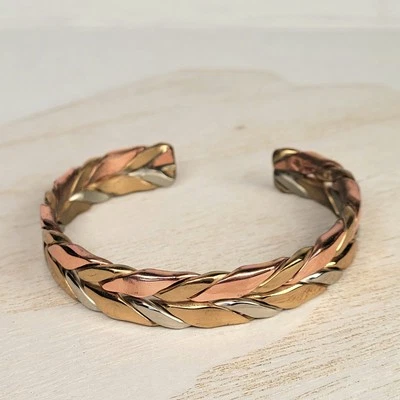 Sergio Lub Copper Bracelet - The Horseman Cuff Bracelet Handcrafted USA 7.75" - Image 1 of 4