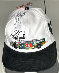 Ricky Craven FIRMADO #41 Kodiak Nascar Bordado Snapback Sombrero Nuevo con Etiquetas De Colección Años 90 EE. UU. - Imagen 1 de 11
