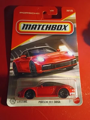 2025 Matchbox Porsche 911 Targa MBX Showroom New (Make Offer $1.95) Box Shipping - Image 1 of 4