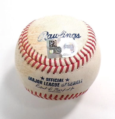 9-16-24 D-Backs @ Rockies Game Used Baseball Joc Pederson Single 761 - Image 1 of 3