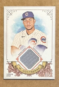 2021 Topps Allen & Ginter - Willson Contreras Jersey Relic #AGA-WC - Picture 1 of 2