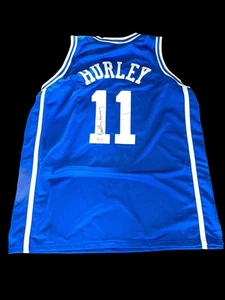 BOBBY HURLEY SIGNED DUKE BLUE DEVILS JERSEY BASKETBALL NATIONAL CHAMPS BAS - Picture 1 of 2